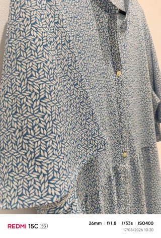 Lote vestido y conjunto azul. Talla L.