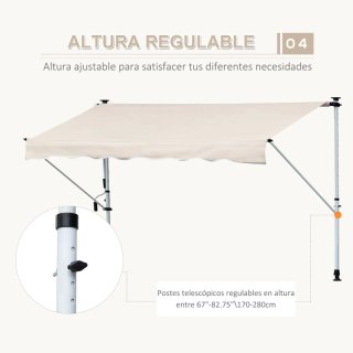 Toldo Retráctil Beige