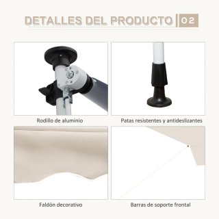 Toldo Retráctil Beige