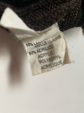 Maglione uomo collo alto marrone