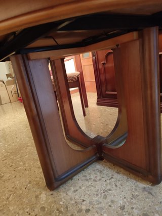 Mesa de comedor redonda extensible