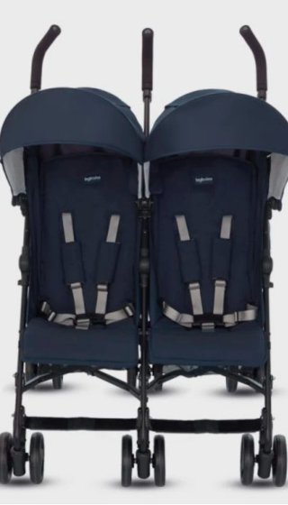 Silla gemelar Inglesina azul marino
