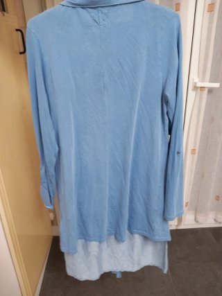Vestido y Chaqueta Algodón y Seda Talla Única