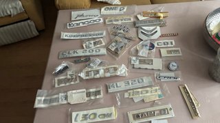 Emblemas y letras de coches OEM nuevos