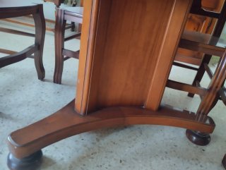 Mesa comedor extensible pino Flandes
