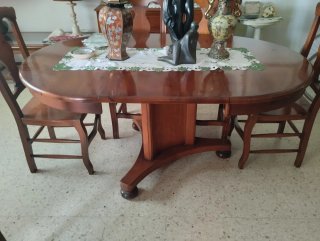 Mesa comedor extensible pino Flandes