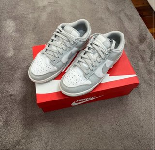 Nike Dunk Low Gris y Blanco