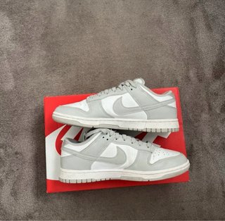 Nike Dunk Low Gris y Blanco