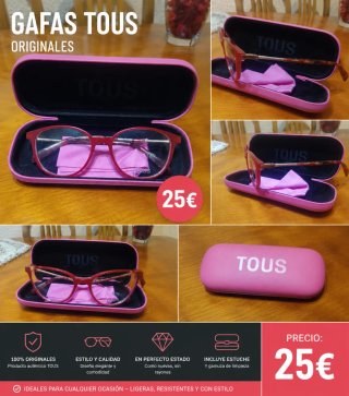 Gafas Tous Originales Rojas