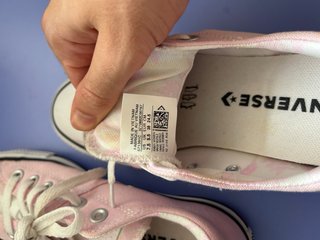 Converse mujer rosas bajas