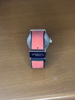 Reloj Hombre Plata Naranja