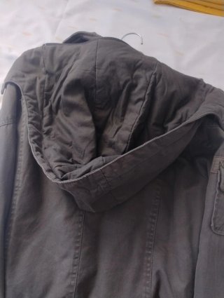 Chaqueta Zara verde militar