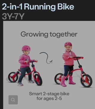 Bicicleta de equilibrio roja Smartrike