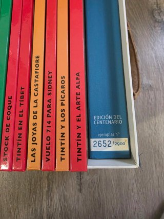 Cofre Tintín Edición Centenario (Nº 2652 / 2900)