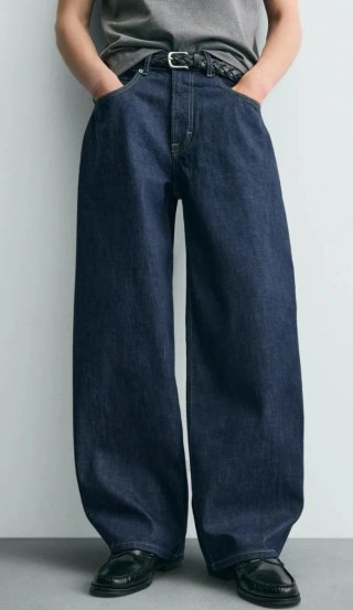 Jeans Balloon Fit Azules