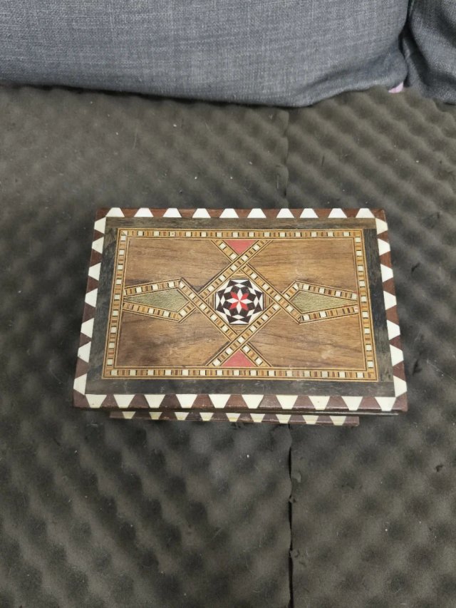 Caja Ajedrez Artesanal Taracea Granadina