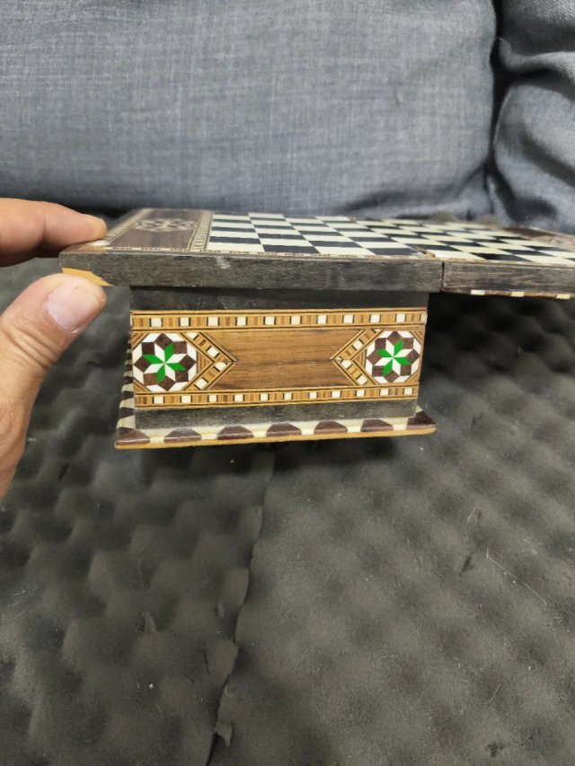 Caja Ajedrez Artesanal Taracea Granadina
