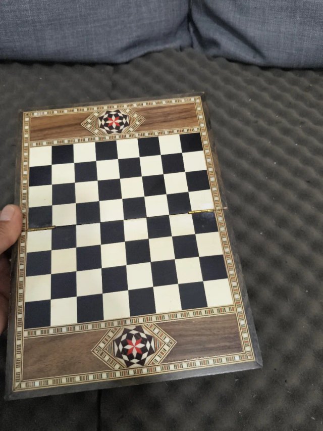 Caja Ajedrez Artesanal Taracea Granadina