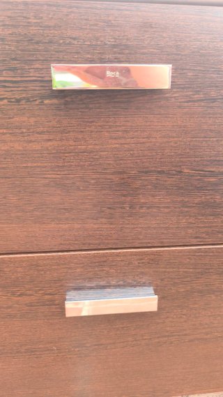Mueble Lavabo Roca Victoria 80cm Wengue