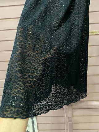 Camisón corto tul transparente de fantasía