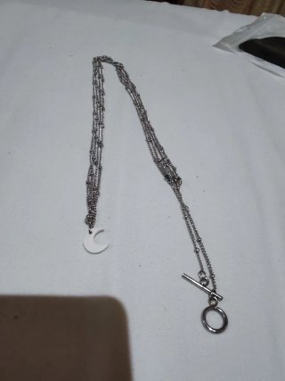 Cadena artesanal multiusos para cuello y cadera