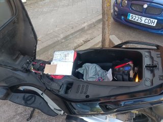 Gilera Nexus 500 Maxi Scooter Negra