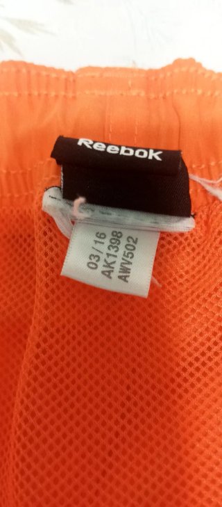 Bañador corto naranja Reebok