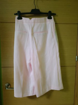 Conjunto Zara Blazer y Bermuda Rosa XS