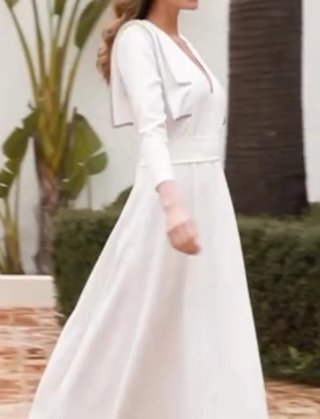 Vestido elegante blanco
