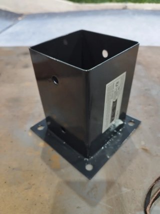 Soporte para pérgola de madera