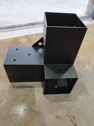 Soporte para pérgola de madera