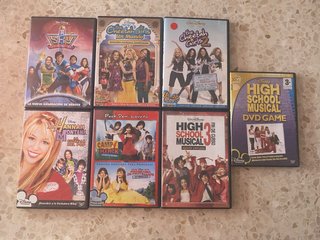 Lote 7 DVDs Disney Channel Juvenil