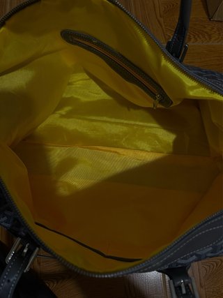 Bolsa de viaje Goyard gris y negra