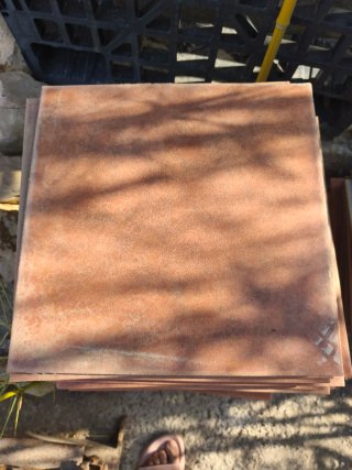 Suelo exterior terracota antideslizante nivel 3