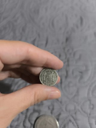 Moneda Antigua 50 Cent Spanish 1904
