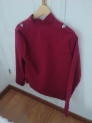 Chaqueta militar roja