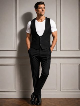 Chaleco Negro Unisex