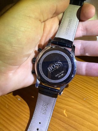 Reloj Hugo Boss Cronógrafo Negro/Plata