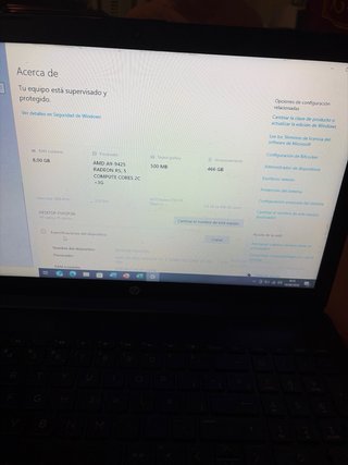 Portátil HP 15.6 Azul 8gb RAM