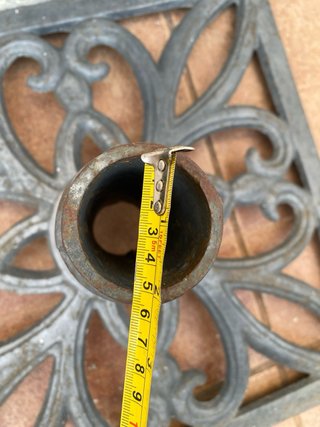 Base para sombrilla de hierro fundido forja 58x58