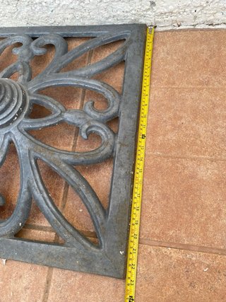 Base para sombrilla de hierro fundido forja 58x58