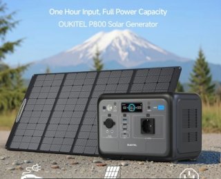 Estación Carga OUKITEL P800 + Placa Solar