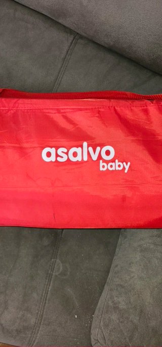 Sin ESTRENAR Cuna de viaje Asalvo Baby roja