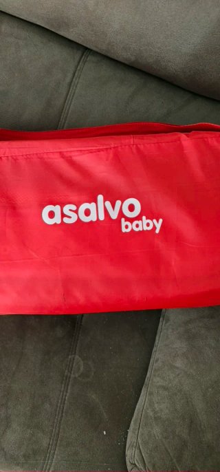 Sin ESTRENAR Cuna de viaje Asalvo Baby roja