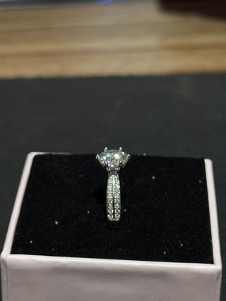 Anillo Plata con Diamante