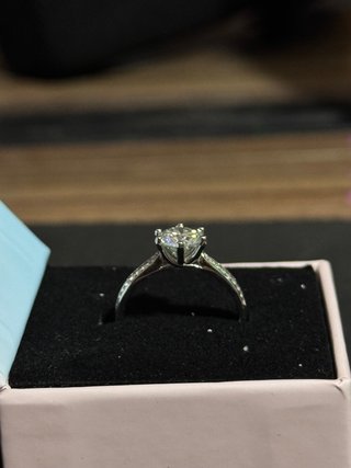 Anillo Plata con Diamante