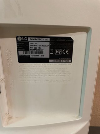 TV LG 25 Blanca