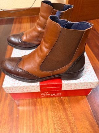 Botines Dorking Piel Marrón Talla 39