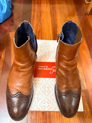 Botines Dorking Piel Marrón Talla 39