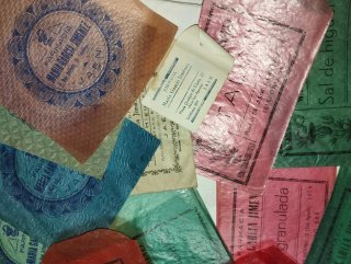 Lote sobres de farmacia de Jaén muy antiguo